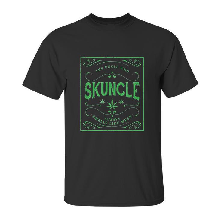 Skuncle Green Marijuana Uncle Unisex T-Shirt