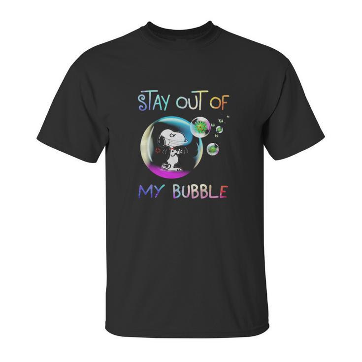 Snoopy Stay Out Of My Bubble Shirt Unisex T-Shirt