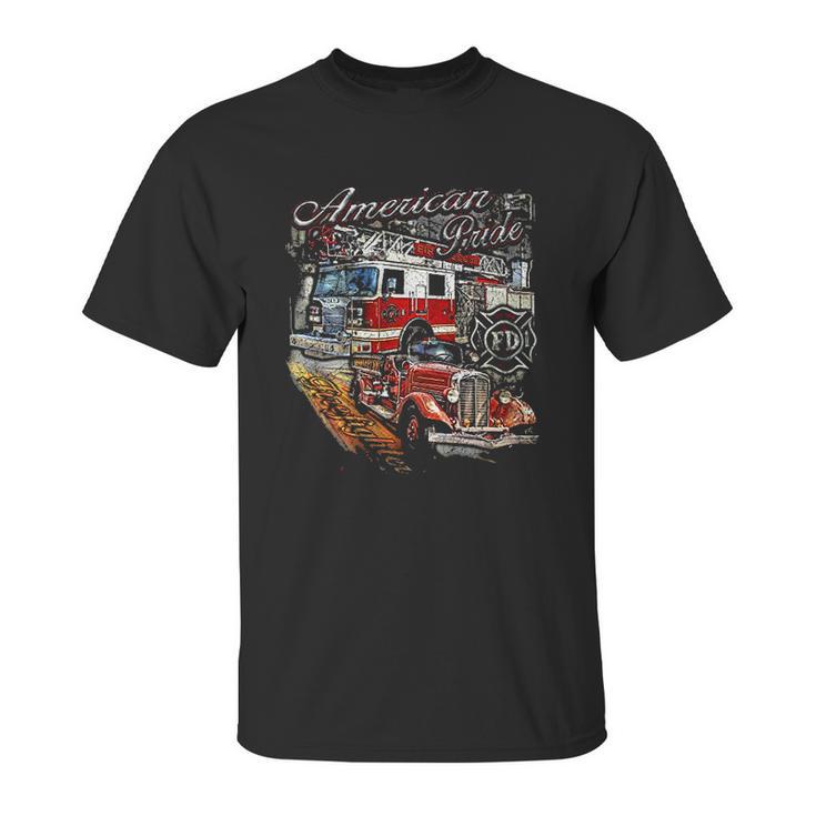 Spartan   American Pride Firefighter Unisex T-Shirt