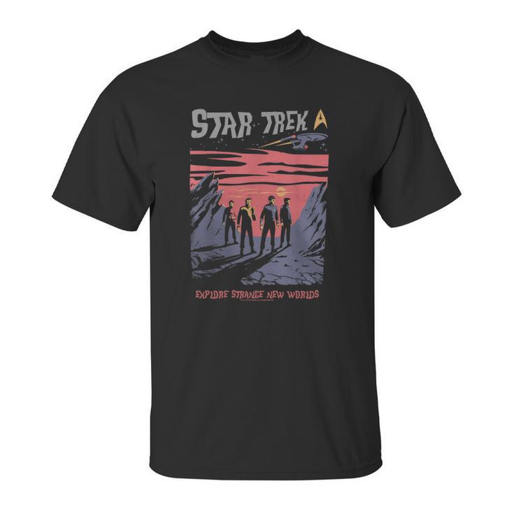 Star Trek Explore Strange New Worlds  Art Graphic T-Shirt Unisex T-Shirt