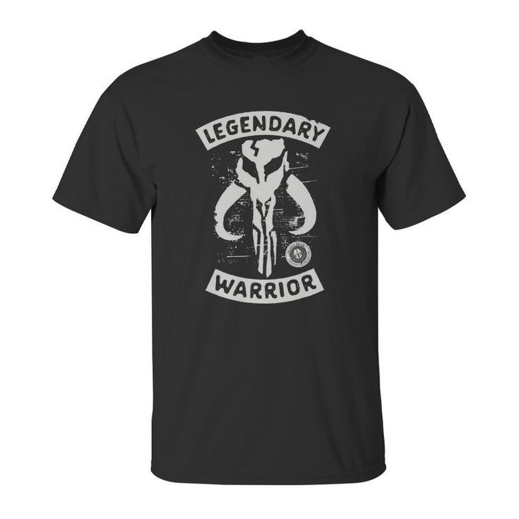 Star Wars The Mandalorian Skull Legendary Warrior T-Shirt Unisex T-Shirt