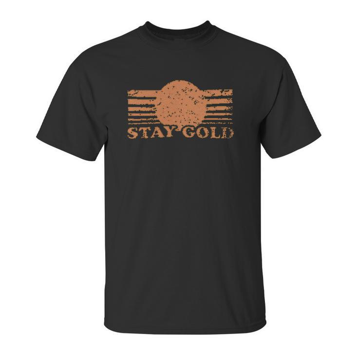 Stay Gold Ponyboy Vintage Funny Saying Graphic Unisex T-Shirt