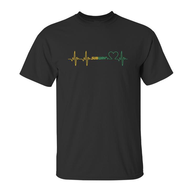 Subway Heart Unisex T-Shirt