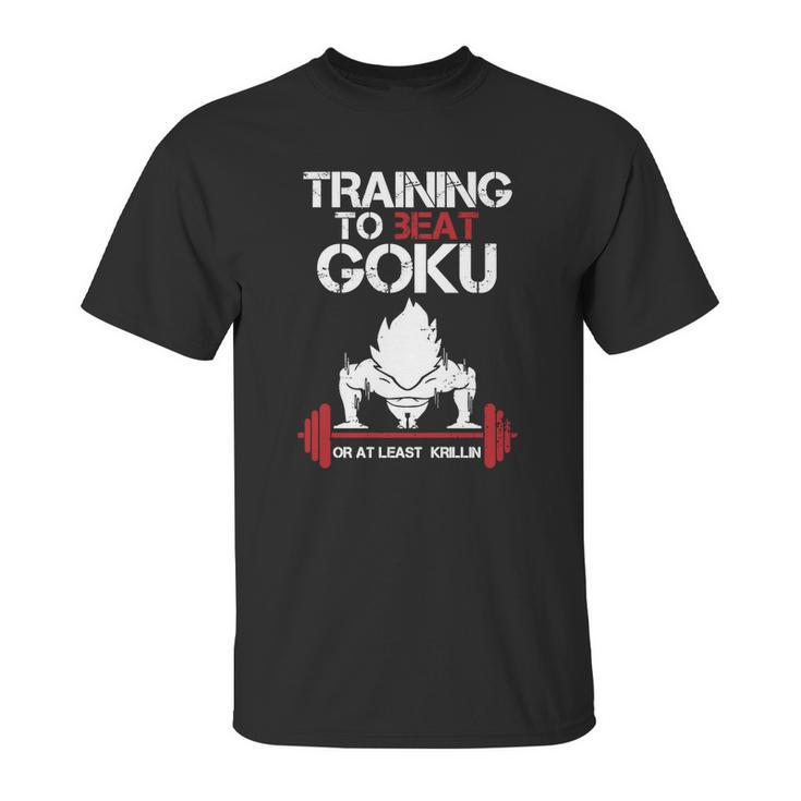 Super Saiyan Goku Training Gym T Shirt T-Shirt Unisex T-Shirt