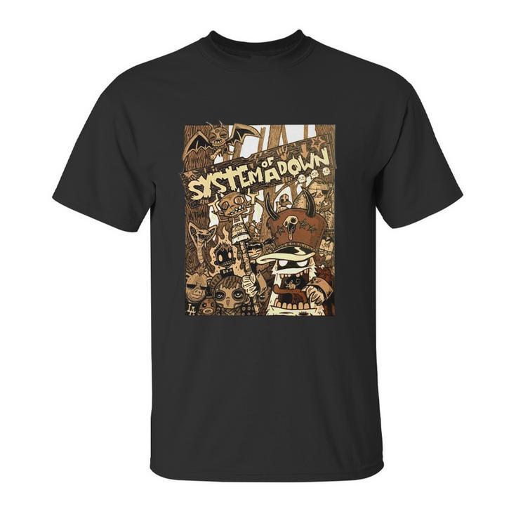 System Of A Down Voodoo T Shirt Shirt Tee Unisex T-Shirt