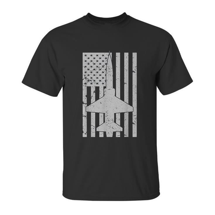 T38 Talon Patriotic Vintage Jet Trainer Pilot Unisex T-Shirt