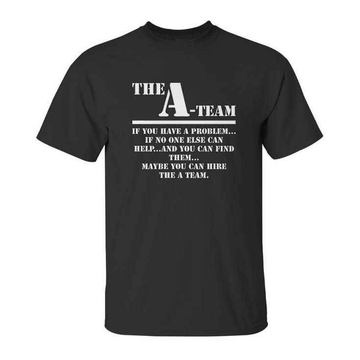 The A Team 80S Tv Show Soft Unisex T-Shirt