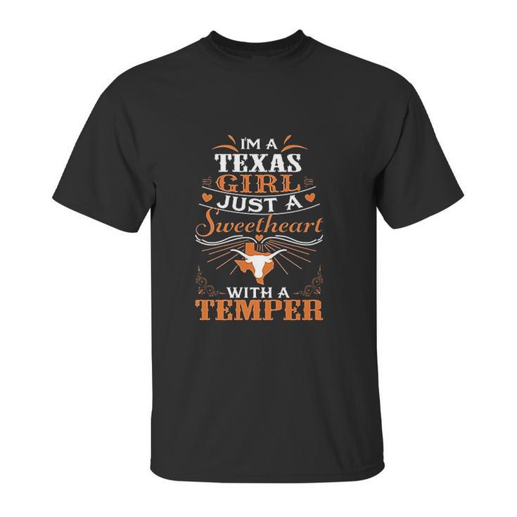 Texas Longhorns Texas Longhorn Girl Unisex T-Shirt