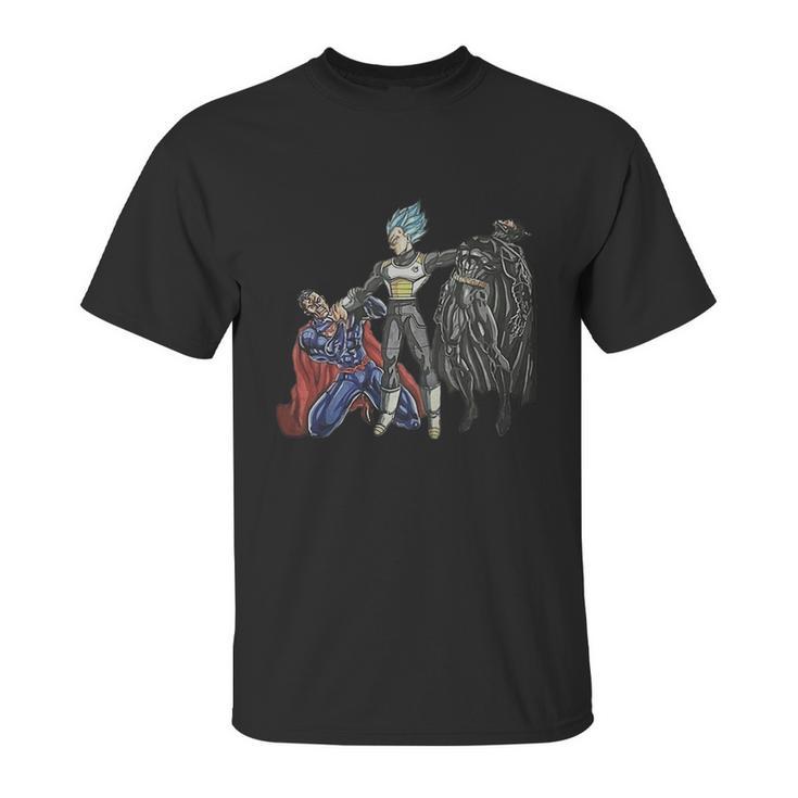 Vegeta Superman Batman Shirt Unisex T-Shirt