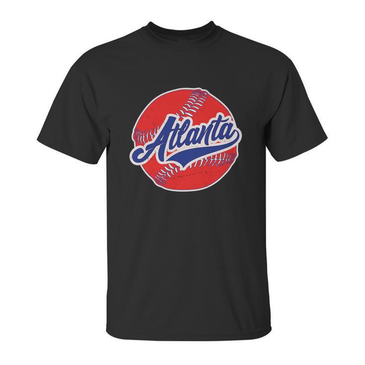 Vintage Atlanta Baseball Sports Logo Unisex T-Shirt