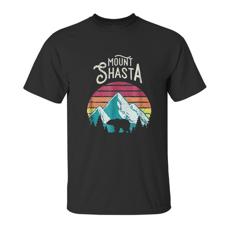 Vintage Mount Shasta Mountains Bear Unisex T-Shirt