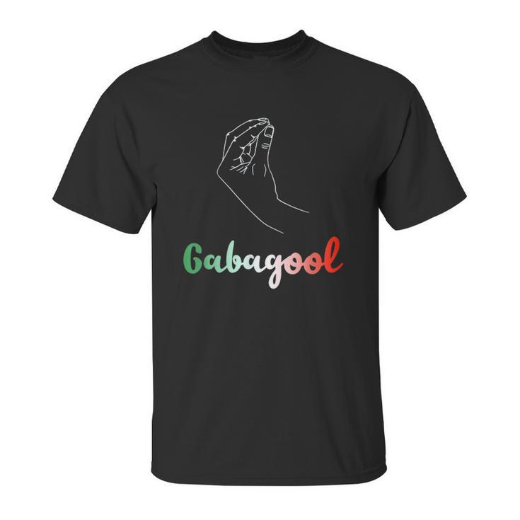 I Will Have The Gabagool Funny Fingers Unisex T-Shirt