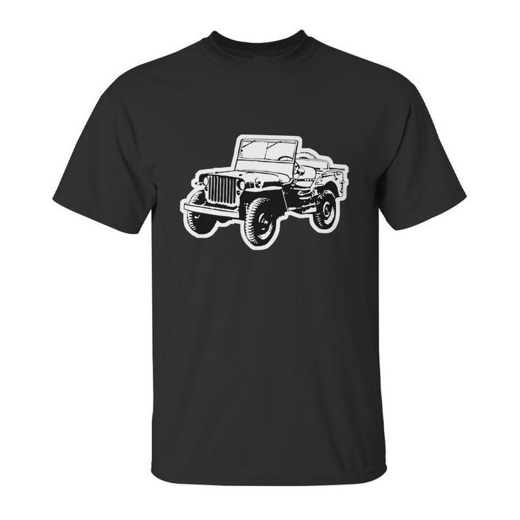 Willys Jeep 2 Color T-Shirts Unisex T-Shirt