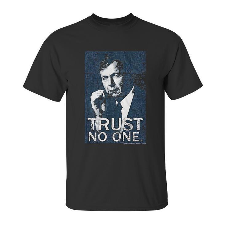 Xfiles Horror  Thriller Tv Series Cigarette Smoking Man No Trust Unisex T-Shirt