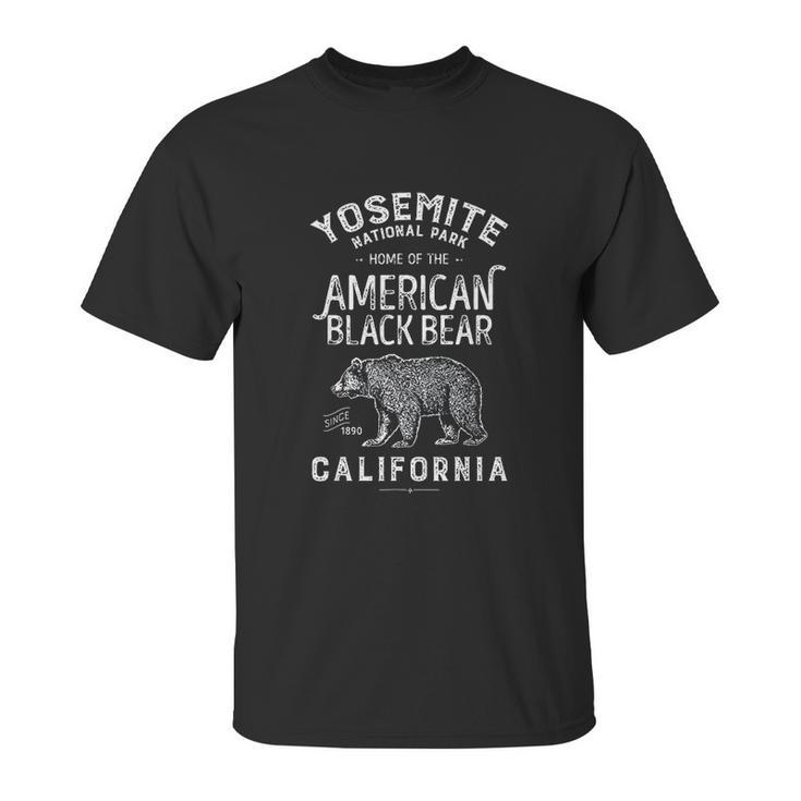 Yosemite National Park California Bear Vintage Gifts Unisex T-Shirt