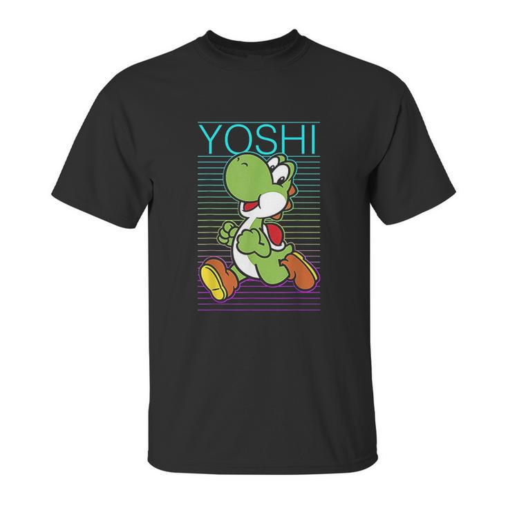 Yoshi Retro Gradient Fade Poster Unisex T-Shirt