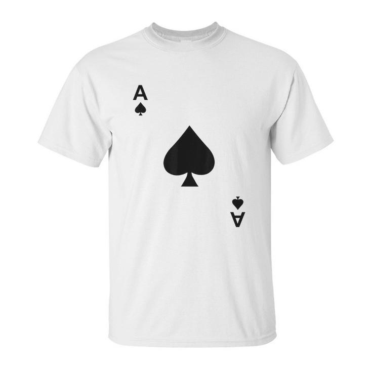 Ace Of Spades  Blackjack Cards Poker Unisex T-Shirt