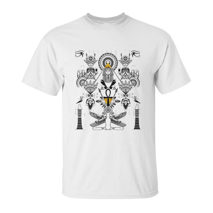 Ancient Egypt Egyptian Hieroglyphics 5 Kemetic King Unisex T-Shirt