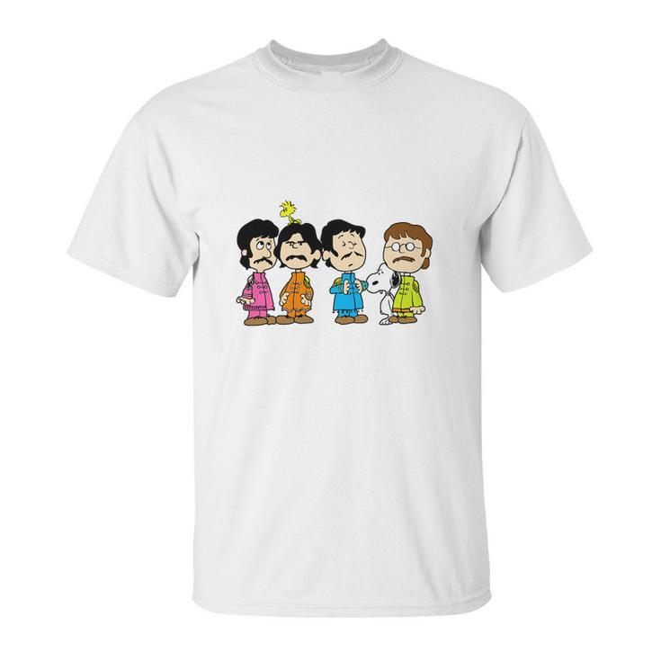 The Beatles Peanuts Style T Shirt Unisex T-Shirt