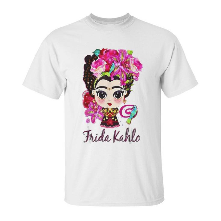 Beautiful Mexican Frida Kahlo Unisex T-Shirt