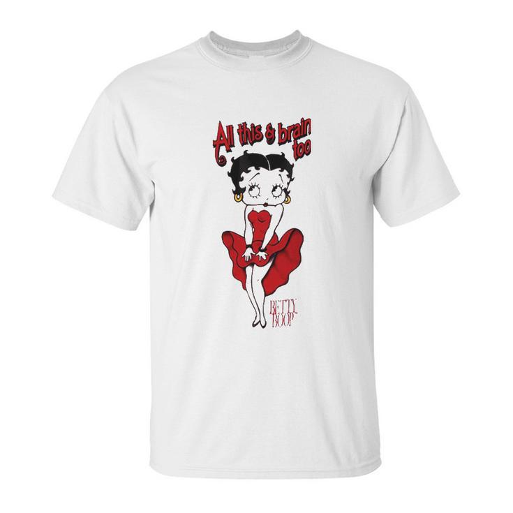 Betty Boop Brains Insulated Unisex T-Shirt