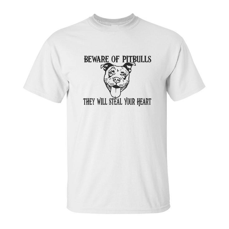 Beware Of Pit Bulls Unisex T-Shirt