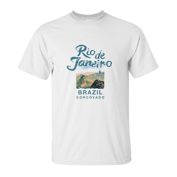 Brazil Rio De Janeiro Corcovado Brazilian Unisex T-Shirt