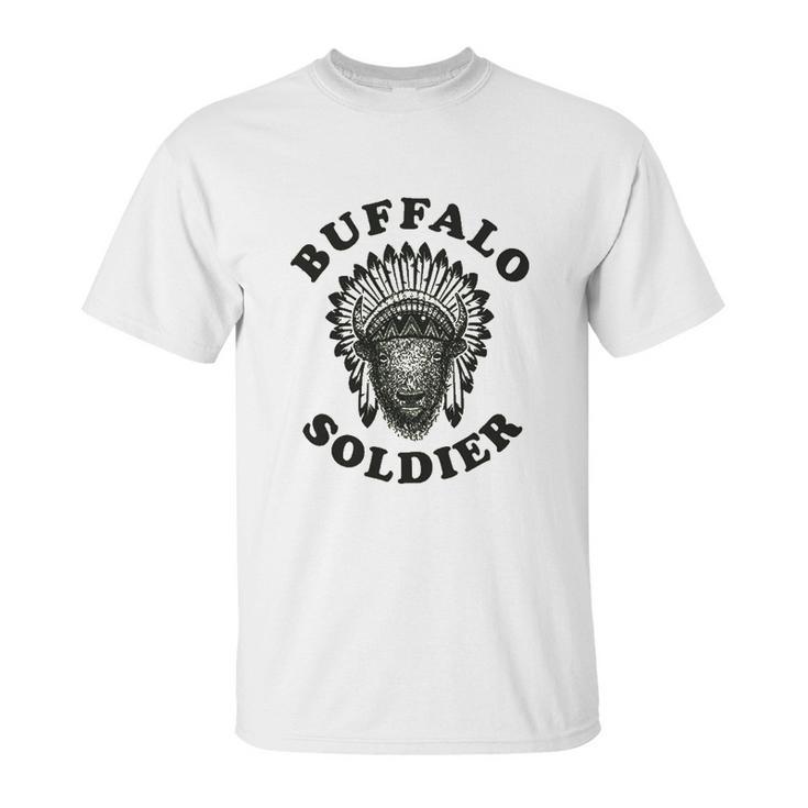 Buffalo Soldier Reggae Music Cool Vintage Bob Rastafarian Lion Marley Graphic Unisex T-Shirt