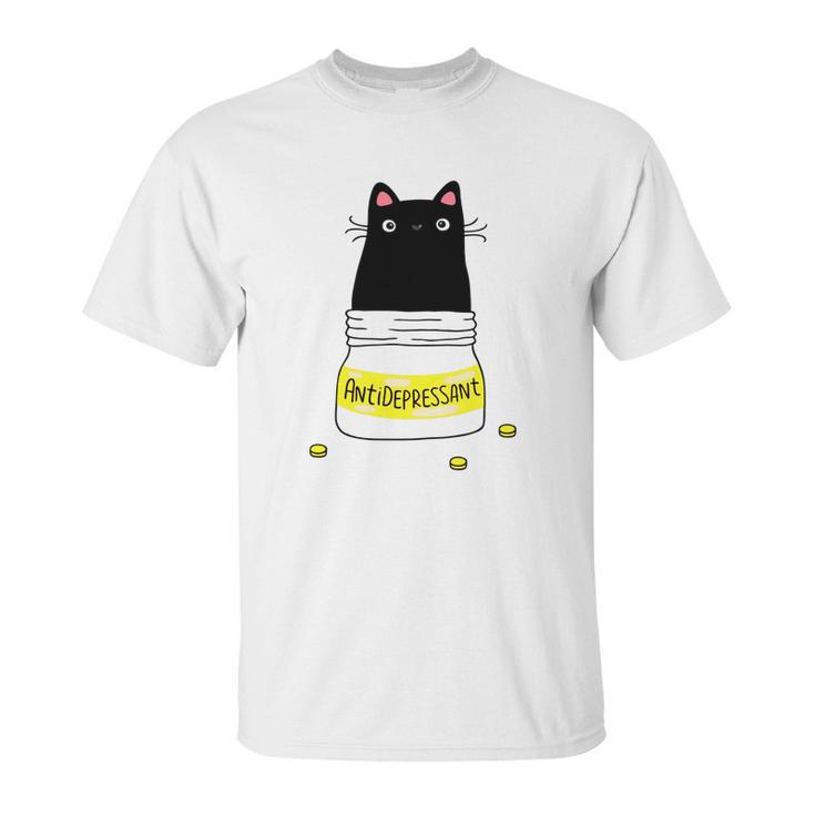 Cat T Shirt Antidepressant Shirt Unisex T-Shirt