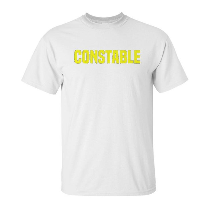 Constable Office Police Department Unisex T-Shirt