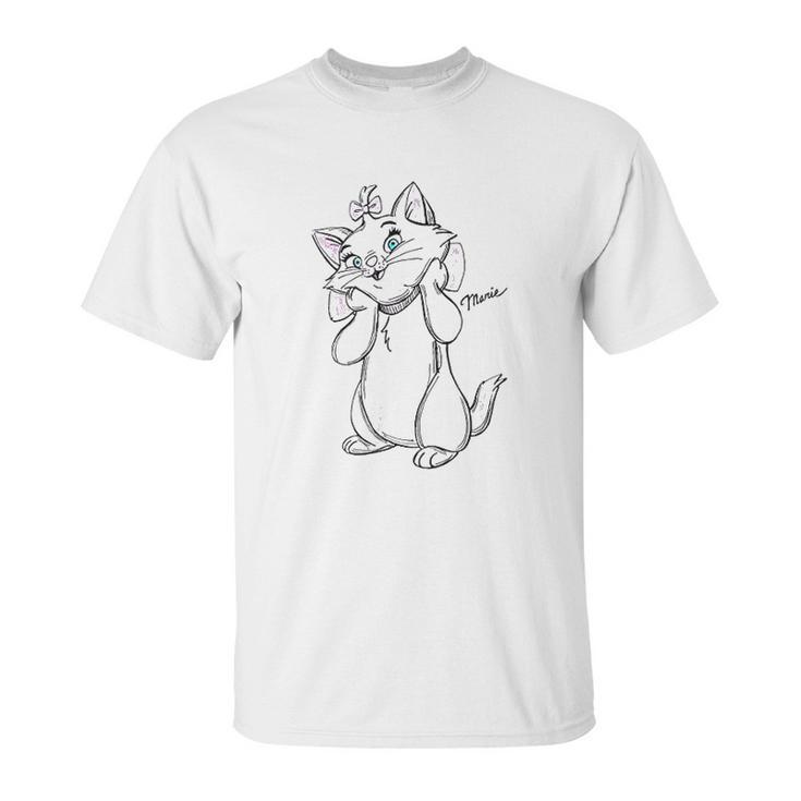 Disney The Aristocat Sketchy Marie Unisex T-Shirt