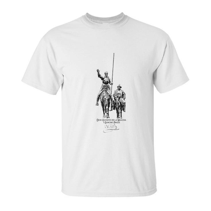 Don Quixote De La Mancha Y Sancho Unisex T-Shirt