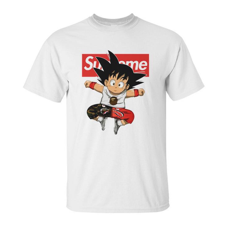 Dragon Ball Z Son Gohan And Supreme Mashup Shirt T Shirt Tee Unisex T-Shirt