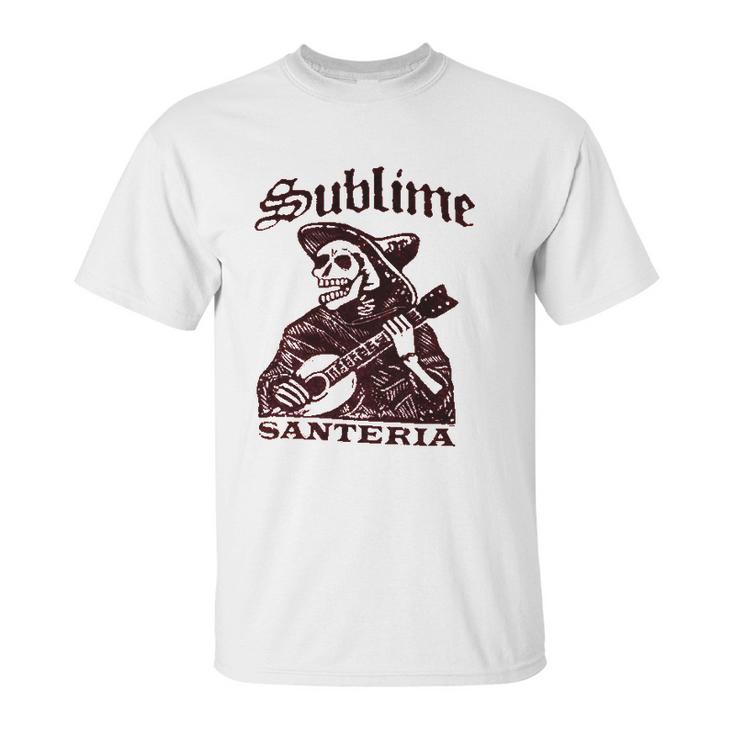 Fea Sublime Santeria Skeleton Unisex T-Shirt