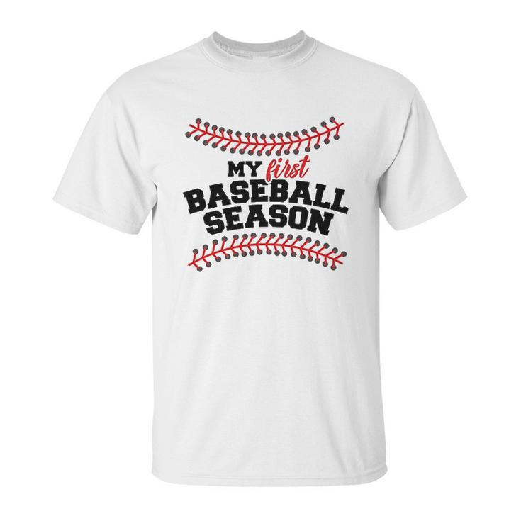 My First Baseball Season Baby One Piece Unisex T-Shirt