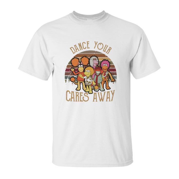 Fraggle Rock Dance Your Cares Away Sunset Unisex T-Shirt