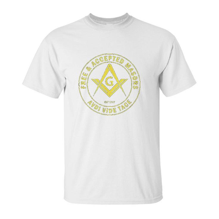 Free Accepted Masons Unisex T-Shirt