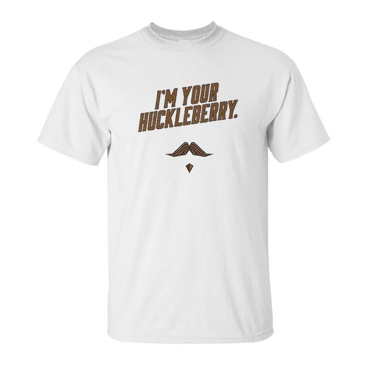 Im Your Huckleberry Western Quote Funny Vintage Gray 6Xl Graphic Unisex T-Shirt