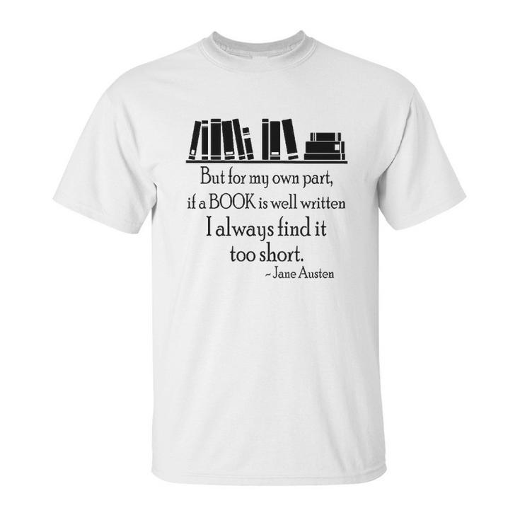 Jane Austen Book Unisex T-Shirt