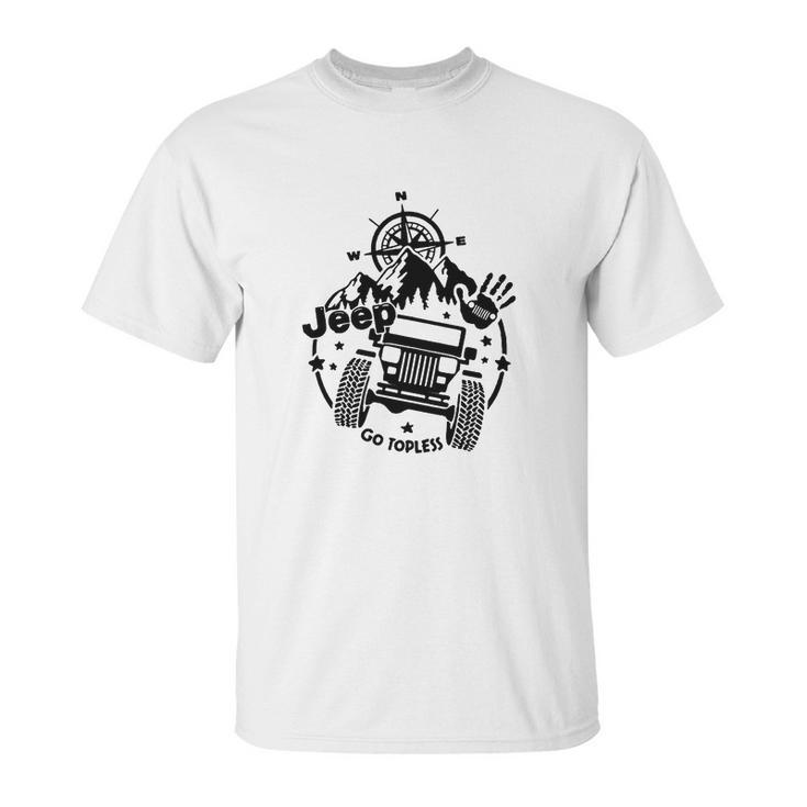 Jeep Square Headlight Go Topless Unisex T-Shirt