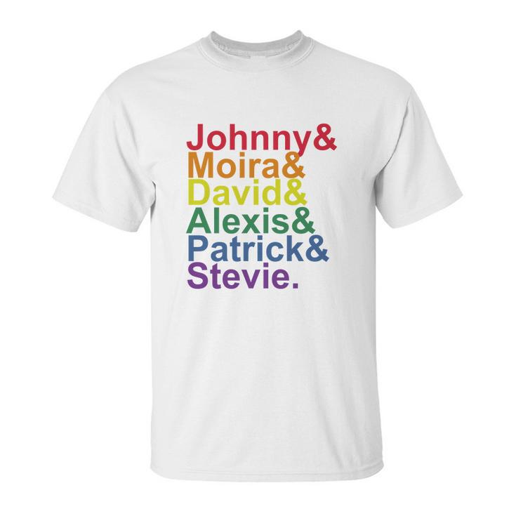 Johnny Moira David Alexis Patrick Stevie Pride Schitts Creek Classic Unisex T-Shirt