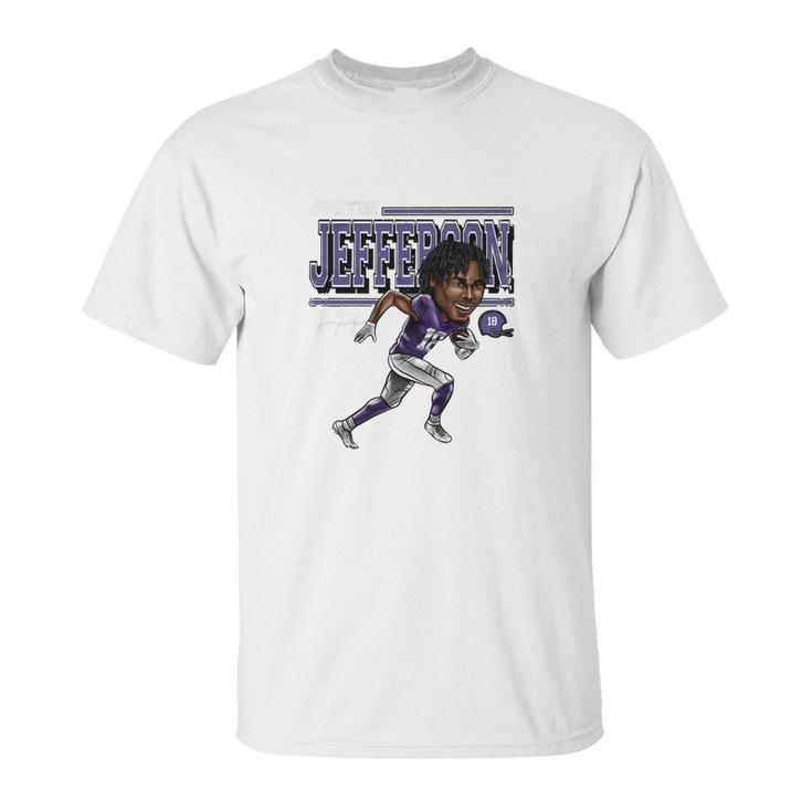 Justin Jefferson Cartoon Unisex T-Shirt