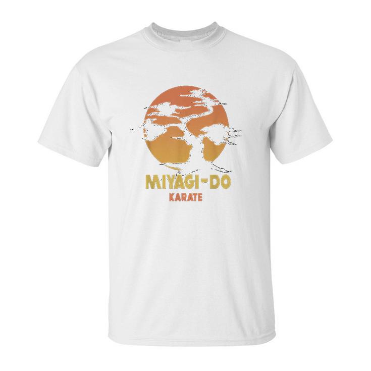 Karate Kid Miyagi Do Banzai Tree Sunset Logo Unisex T-Shirt