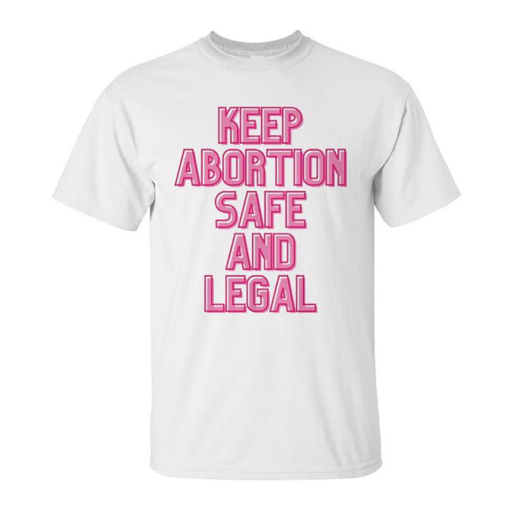 Keep Abortion Safe And Legal Unisex Sweat Tanktop T- Unisex T-Shirt