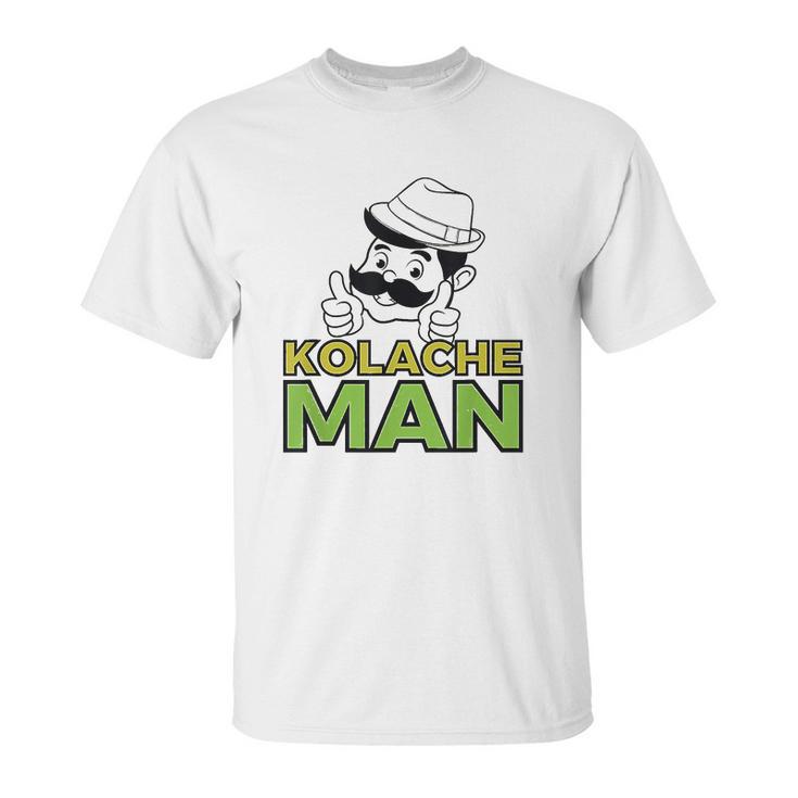 Kolache Man Czech Slovak Pastry Central Europe Design Unisex T-Shirt