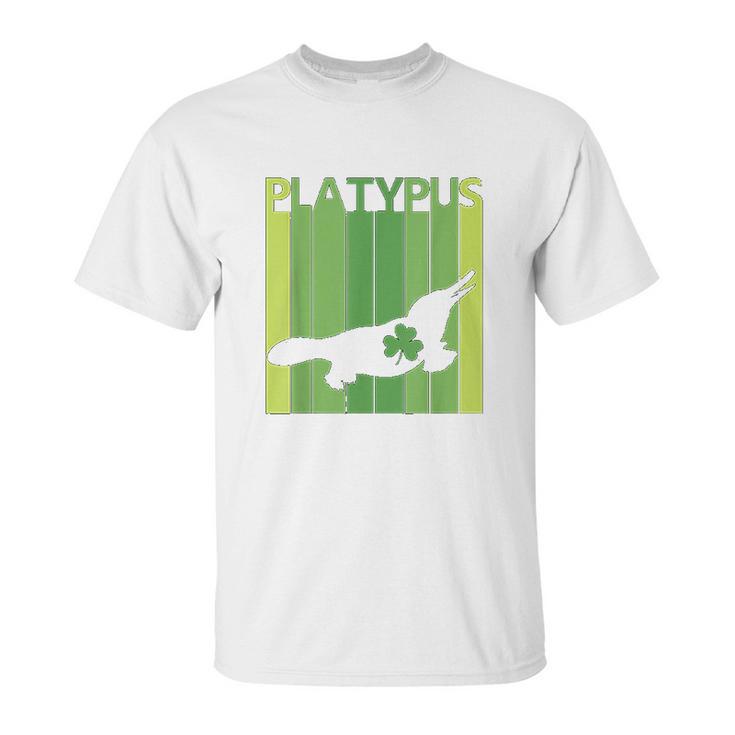 Lucky Platypus St Patricks Day Irish Gift Unisex T-Shirt