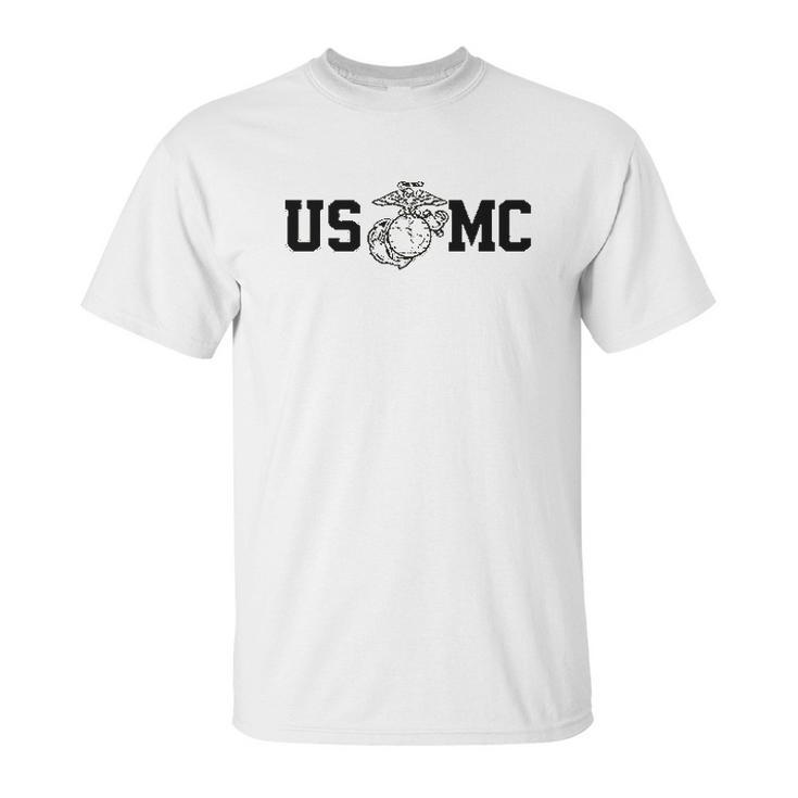 Lucky Ride Marine Corps Bull Dog Usmc Military Unisex T-Shirt