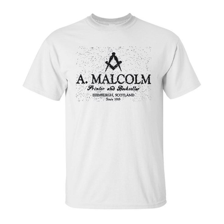 A Malcolm Printer And Bookseller Unisex T-Shirt