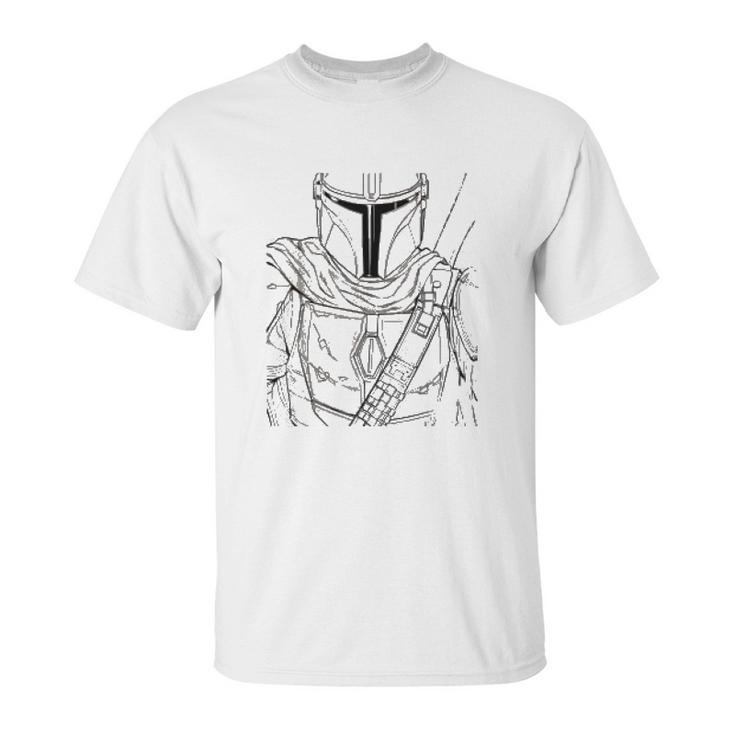 The Mandalorian Muted Warrior Unisex T-Shirt