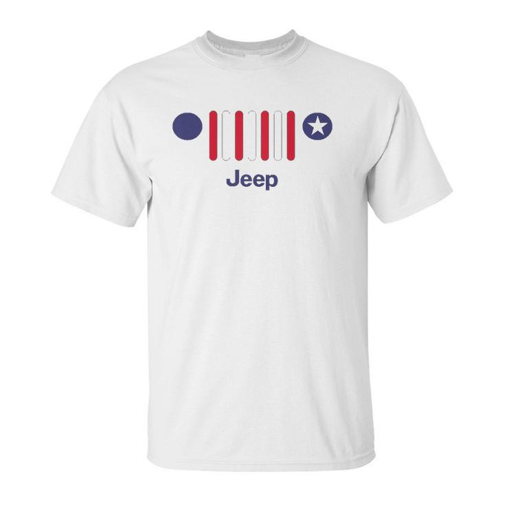 Mens Jeep America 7-Slot Grille Unisex T-Shirt